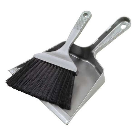 Roadpro Small Dust Pan and Brush, Grey RP93500