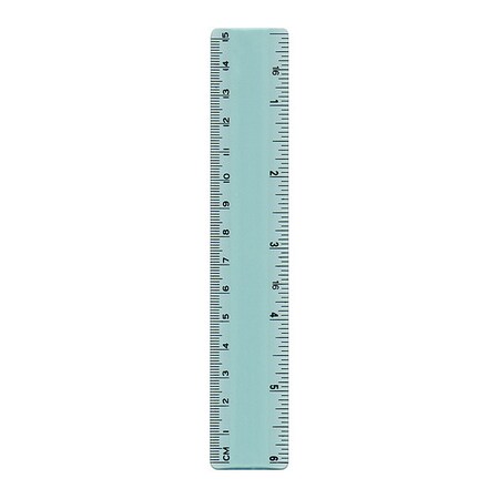 Roadpro Clear Plastic Ruler, 6" RPO-08981