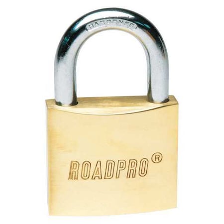 Roadpro Solid Brass Padlock, 60mm, 1.5 Shackle RPLB-60