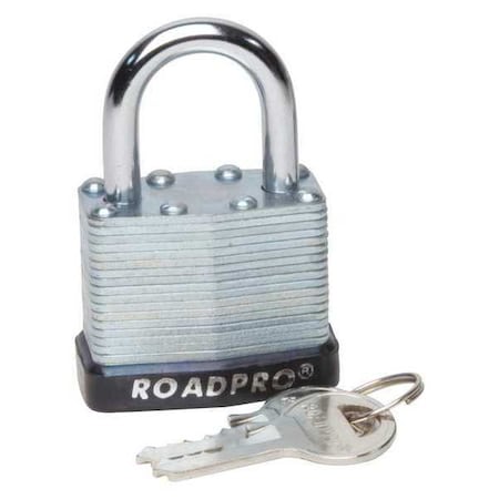 Roadpro Laminated Steel Padlock, w/Bumper, 40mm RPLS-40