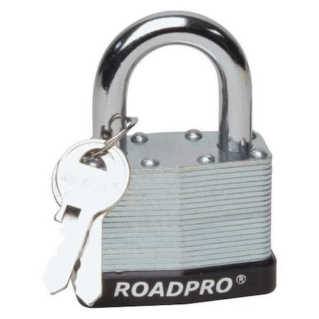 Roadpro Laminated Steel Padlock, w/Bumper, 50mm RPLS-50