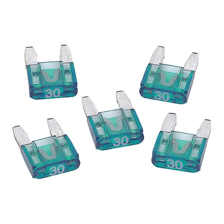 Roadpro MINI Fuses, 30A, PK5 RPMINI30