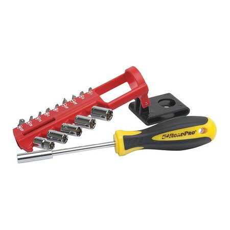 Roadpro Screwdriver and Socket Set, 11 pcs RPS15