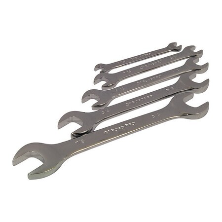 Roadpro Open End Wrench Set, 1/4 to 7/8, 5 pcs RPS2019