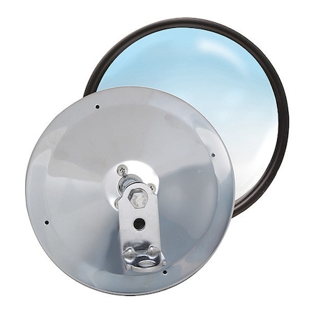 Roadpro Stainless Steel Adj. Convex Mirror, 6" RPS-4S