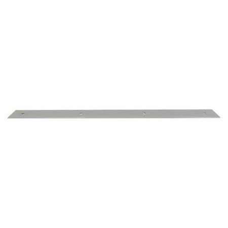 Roadpro Chrome Finish Top Mud Flap Plate, 24" W-001CD