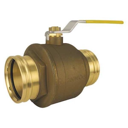 Jomar Valve 4" Press Lead Free Brass Italian Ball Valve JP-100XL