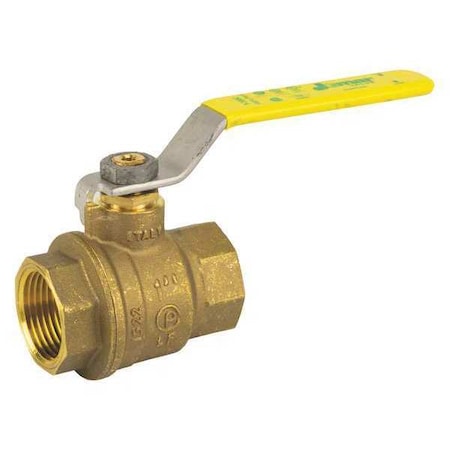 Jomar Valve 4" NPT Lead Free Brass Italian Ball Valve T-100C