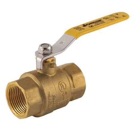 Jomar Valve 3/4" NPT Lead Free Brass Ball Valve JF-100TG
