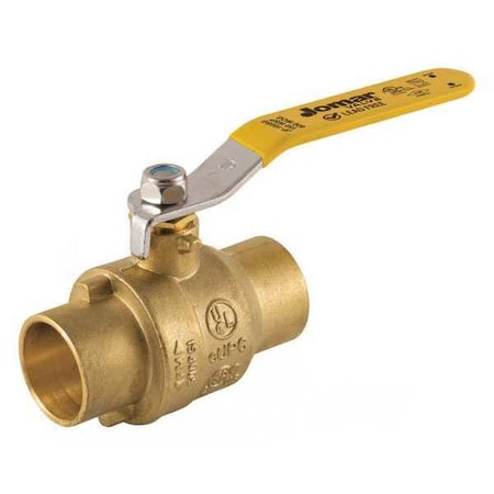 Jomar Valve 3/4" CXC Lead Free Brass Ball Valve JF-100SG