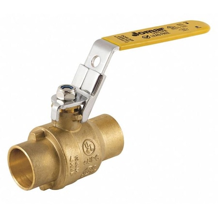 Jomar Valve 3" CXC Lead Free Brass Ball Valve, Max. Pressure: 600 psi WOG JF-100SG-LH