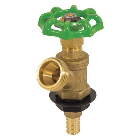 Jomar Valve LF Brass Boiler Drain, Comp. End, 1/2" T-624G