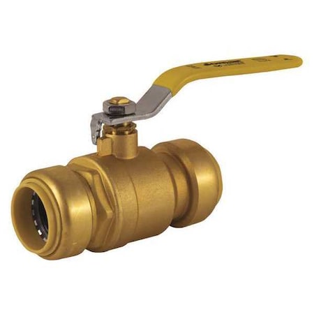 Jomar Valve 1" Push Lead Free Brass Ball Valve JFPG-100