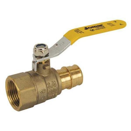 Jomar Valve LF Brass Cold Exp PEXxNPT Valve, 1" T-422G