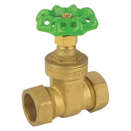 Jomar Valve LF Brass Gate Valve, Comp., 1" T-302G