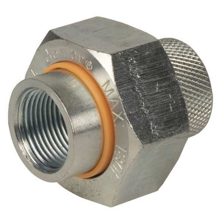 Jomar Valve Dielectric Union Galv., FIPxFIP, 1/2" DU