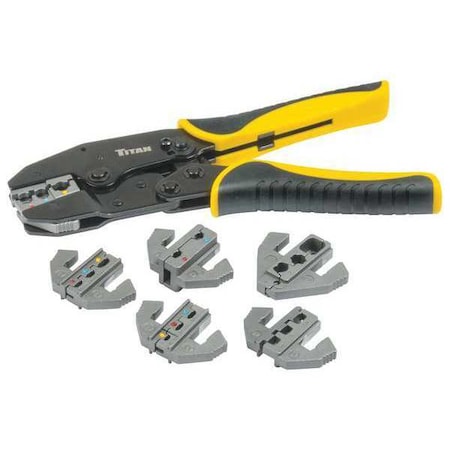 Titan Ratcheting Terminal Crimping Set, 7 pcs. 11950