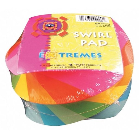 Roaring Spring Extremes Swirlpad, Non-Stick, 3.5x3.5, PK12 14151
