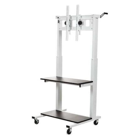 Luxor Crank Adjustable, Flat Panel, TV Cart CLCD