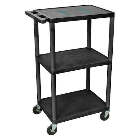 Luxor Endura, (3) Shelf A/V Cart LE42-B