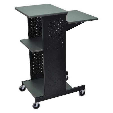 Luxor Mobile Presentation Station, (4) Shelf PS4000