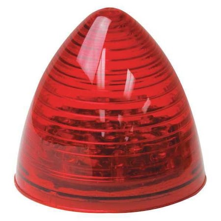 Roadpro LED Sealed Beehive Light, Red, 2.5 RP1281RL
