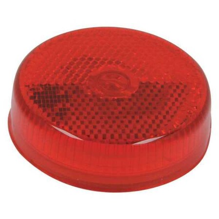 Roadpro Round Light, w/Reflective Lens, Red, 2.5 RP-1288R