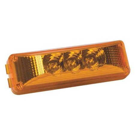 Roadpro Diamond Lens Sealed Light, 3.75x1.25 LED, Color: Amber RP1274ADL
