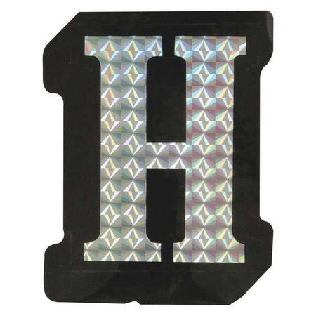 Roadpro H Prism Style Adhesive Letter 78091D