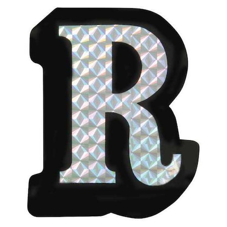 Roadpro R Prism Style Adhesive Letter 78100D