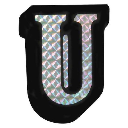 Roadpro U Prism Style Adhesive Letter 78103D