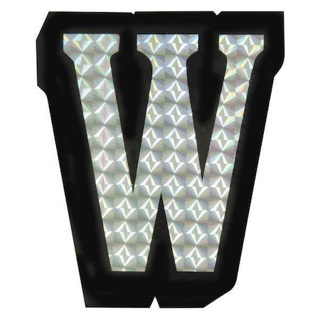 Roadpro W Prism Style Adhesive Letter 78105D