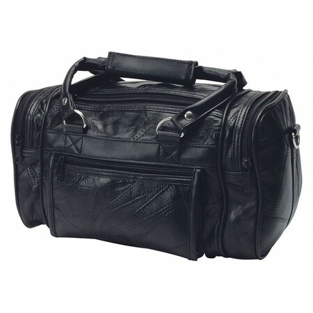 Roadpro Patchwork Leather Shave Kit 12", Black PLB-003