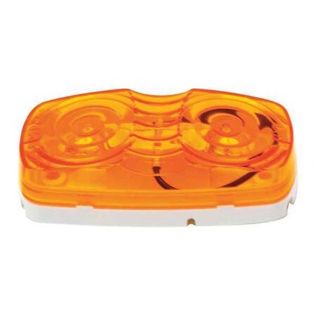 Roadpro Double Bubble Light, w/Replaceable, 4x2, Color: Amber RP-1211A