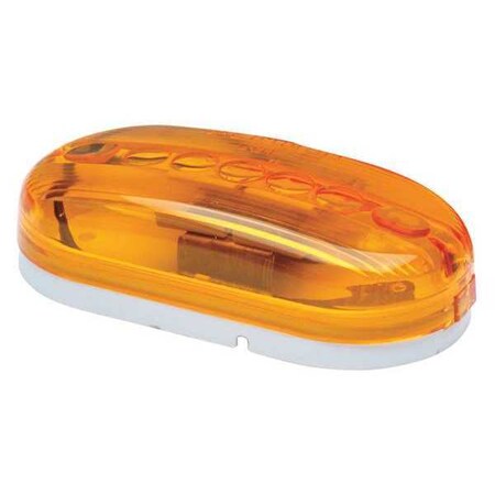 Roadpro Cat Eye Light, w/Replaceable Lens, 4x2, Color: Amber RP-1259A