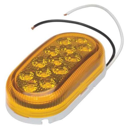 Roadpro Sealed LED Light, w/Diamond Lens, 2x4, Color: Amber RP1259DLA