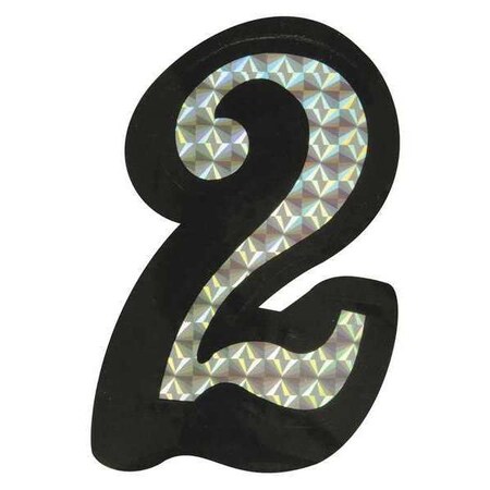 Roadpro Prism Style Adhesive Number, 2 78076D