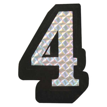 Roadpro Prism Style Adhesive Number, 4 78078D