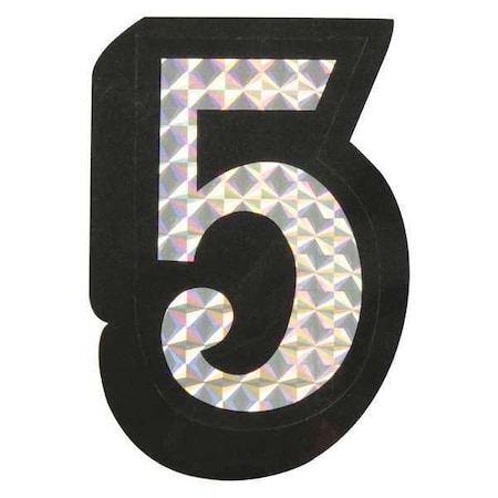 Roadpro Prism Style Adhesive Number, 5 78079D