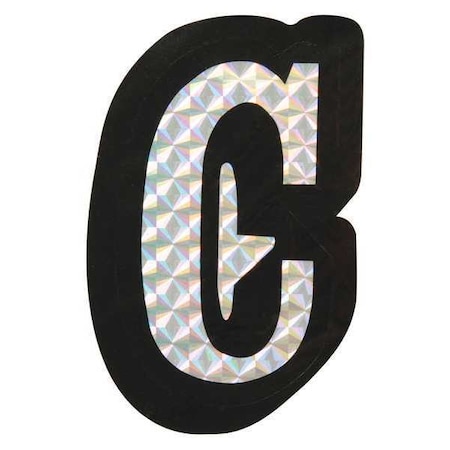 Roadpro C Prism Style Adhesive Letter 78086D