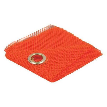 Roadpro Orange Mesh Flag, w/Grommets, 18x18 1818GO