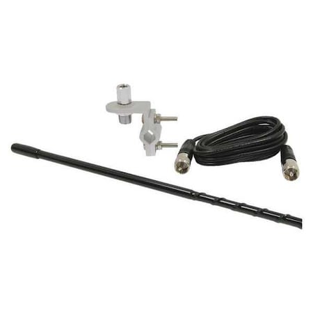 Roadpro Mirror Mount Fiberglass CB Antenna, 4ft. RP-84B