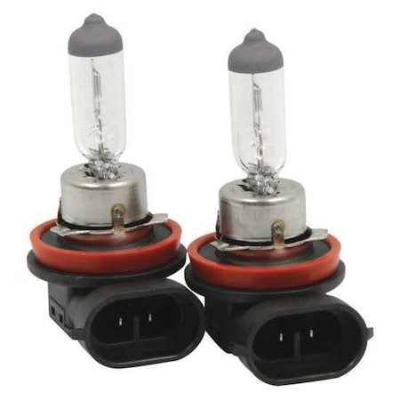 Roadpro Halogen Auto Bulb, Low Beam, PK2 RPH11552PB