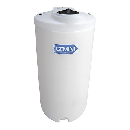 Peabody Engineering Storage Tank, Double Wall Vertical, LDPE 1.9, Nat, 160 Gal 01-29941
