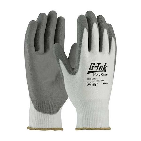 Pip Cut-Resistant Coated Gloves, Cut Level A2 , Dipped , Polyurethane , Smooth , XS 12 PK 16-D622/XS
