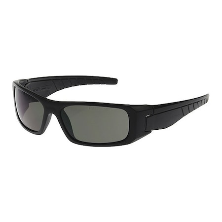 Pip Squadron, Safety Glasses, Anti-Fog & Anti-Scratch, Gray Lens, Black Frame, Full-Frame, 1 PR 250-53-0021