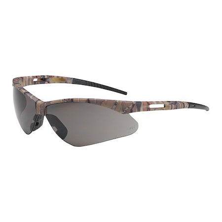 Pip Anser, Safety Glasses, Anti-Scratch, Gray Lens, Camo Frame, 1 PR 250-AN-10123
