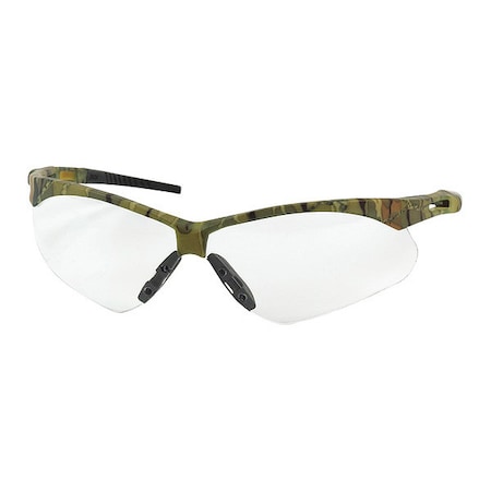 Pip Anser, Safety Glasses, Anti-Scratch, Clear Lens, Camo Frame, 1 PR 250-AN-10130