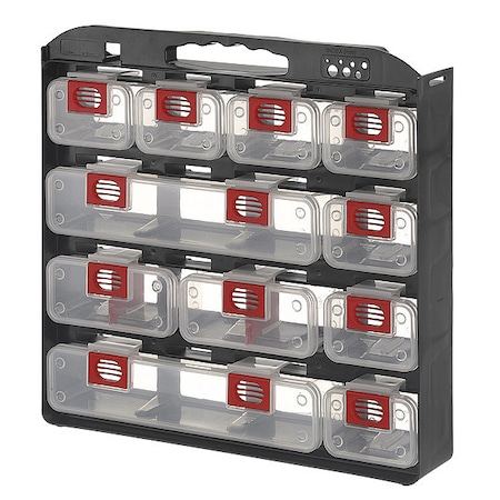 SHUTER Portable 18 Bin Storage Case 1010500