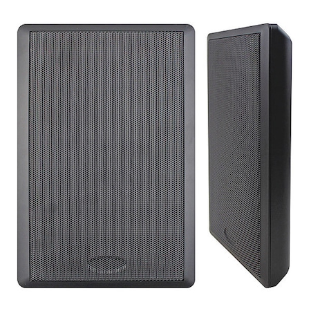 Speco Technologies Wall Mount Slim Speaker, Indruse Blkhsing SP5SLTB